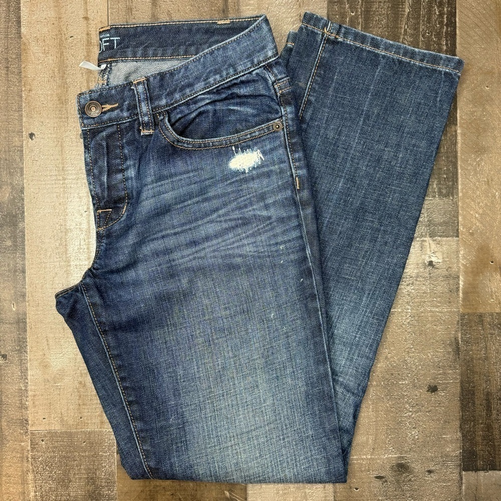 Loft Distressed Boyfriend Jean size 25/0